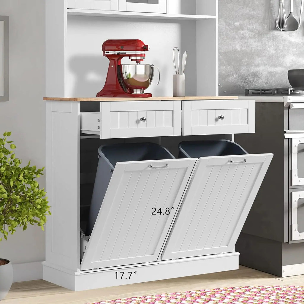 Freestanding Kitchen Pantry Storage Cabinet