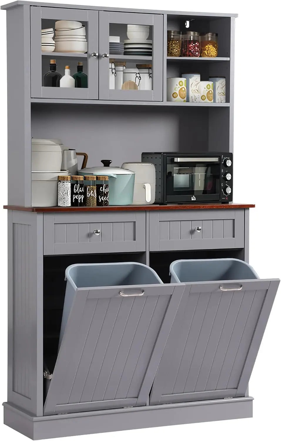 Freestanding Kitchen Pantry Storage Cabinet