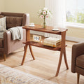 Slim Walnut Side Table
