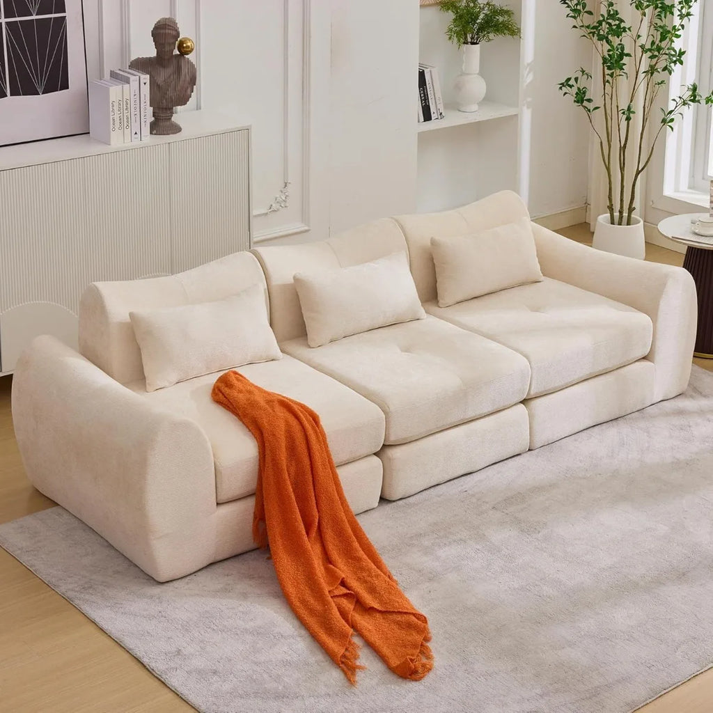 Modular Sectional Boneless Couch
