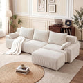 118'' Sectional Boneless Oversize Modular Couch