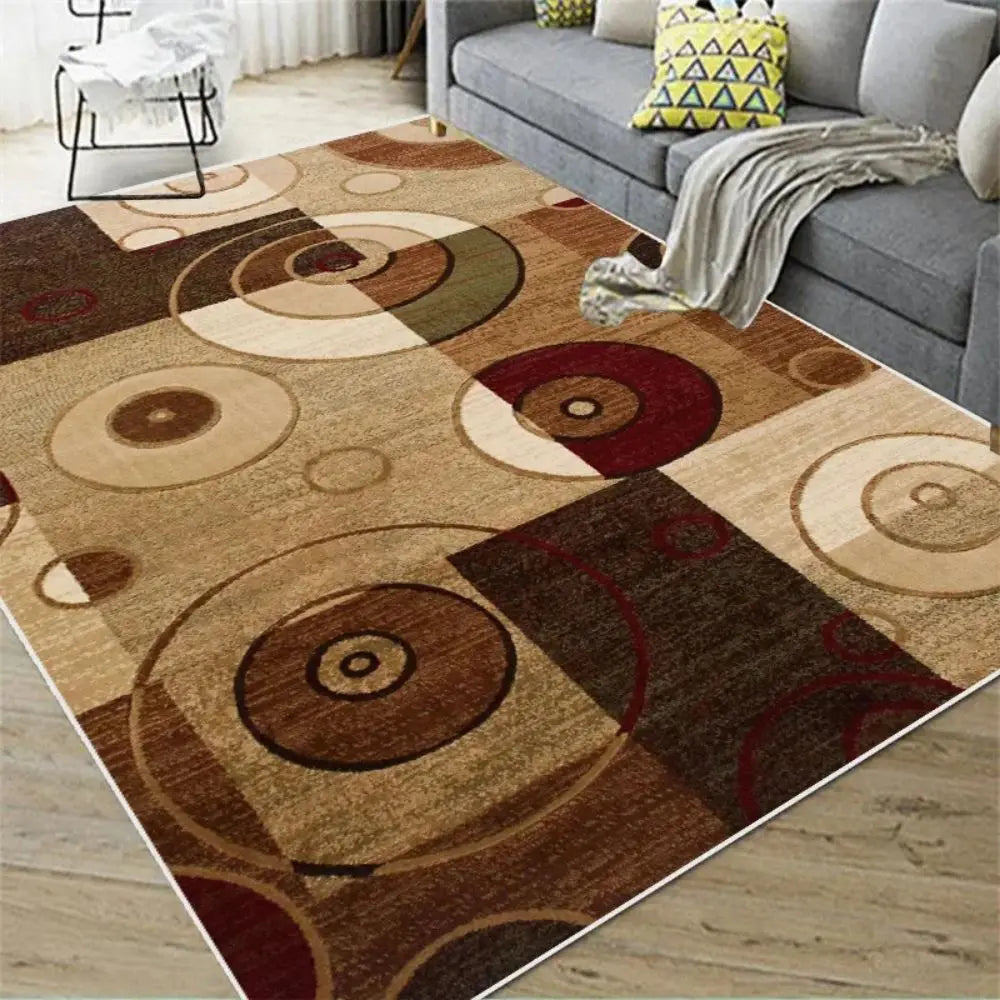 Nordic Abstract Geometric Carpet