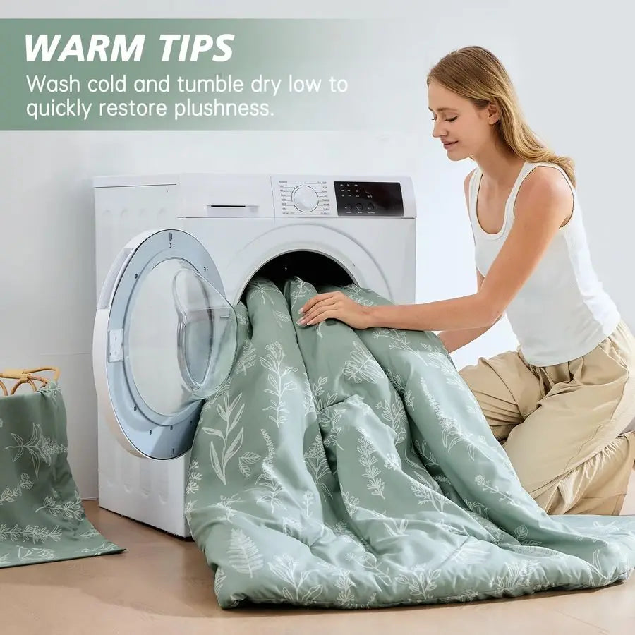 Sage Green Queen Comforter Set