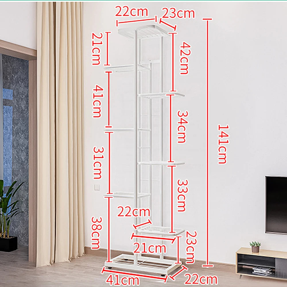 8 Tiered Metal Plant Stand