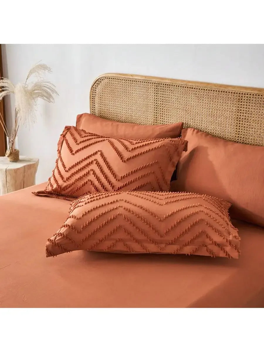 7-Piece Cozy Cut Flower Comforter Sets- Twin/Full/Queen/King Summer Bedding