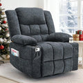 Swivel Rocker Recliner with Massage and Heating