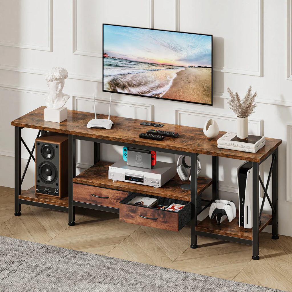 Wooden TV Stand For Up To 70/75 Inch TV