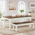 Farmhouse Kitchen Table Set for 4-6